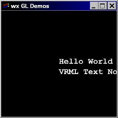 Screenshot of the VRML content